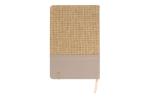 Notizbuch Jute R-PET GRS Ecru