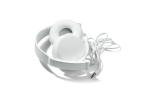 On-ear headphone rotatable White