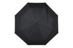 Foldable umbrella 21” R-PET auto open Black