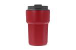 T-ceramic thermo mug with lid Zambezi 350ml Dark red