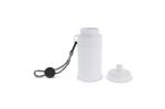 Sports bottle with edge and cord 500ml White