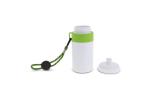 Sports bottle with edge and cord 500ml Frog/white