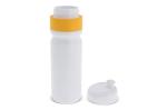 Sports bottle with edge 750ml White/yellow