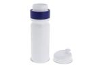 Sports bottle with edge 750ml White/blue