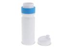 Sports bottle with edge 750ml, lightblue Lightblue, offwhite