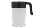 Double walled coffee mug 400ml White