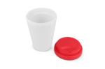 RPP Kaffeetasse Weißer Körper 250ml Weiß/rot