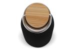 Thermo bottle with bamboo lid 500ml Black