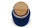 Thermo bottle with bamboo lid 500ml Dark blue