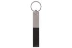 Keyring/strap Doming rectangle Black