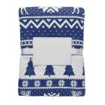 TOSTI RPET fleece blanket 190 gr/m² Aztec blue