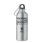 REMOSS Recycled aluminium bottle 500ml Flat silver