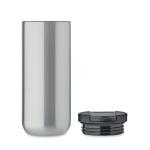 REDU Double wall bottle 330 ml Flat silver