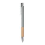 SPARTA Push button aluminium pen Flat silver