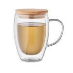 TIROL Double wall borosilicate mug Transparent