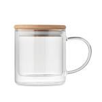 FARBI Double wall borosilicate mug Transparent