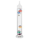 Galileo Thermometer Glas 28cm Transparent