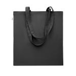 VIVEKA COLOUR Recycled cotton shopping bag Black