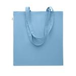 VIVEKA COLOUR Recycled cotton shopping bag Teal