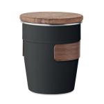 WALNUT Einwandiger Becher 350 ml Schwarz