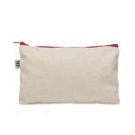 PESACARA Cosmetic bag cotton 340 gr/m² Red