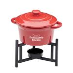 BIG KASE Keramik-Fondue-Set 300 ml Rot