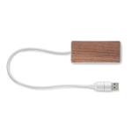 UBAH USB hub 4 ports 27,5 cm Timber