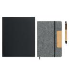 NOTEMIX A5 RPET notebook set Stone