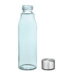 VENICE Glass drinking bottle 500 ml Transparent blue