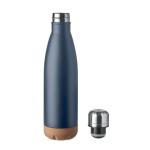 ASPEN CORK Doppelwandige Isolierflasche Marineblau