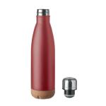 ASPEN CORK Double wall bottle 500 ml Burgundy