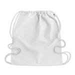 YUKI COLOUR Organic cotton drawstring bag White