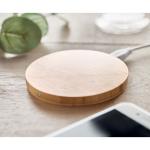 RUNDO + Wireless charger bamboo 10W Timber