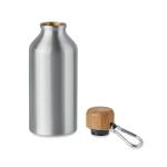 AMEL Trinkflasche Aluminium 400 ml Silber matt