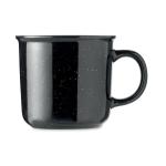 PIGA Ceramic vintage mug 400 ml Black