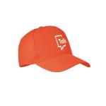 SENGA RPET Baseball Kappe 5 Panels Orange