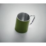 TRUMBA Double wall metal mug 300 ml Dark green