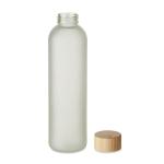 LOM Glasflasche Subli 650ml Transparent weiß