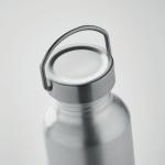 ALBO Flasche recyceltes Aluminium Silber matt