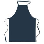 KITAB Kitchen apron in cotton Navy