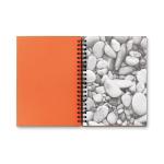 PIEDRA Mineralpapier Notizbuch Orange