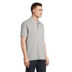 PEGASE Polo Organic 210g, Grey melange Grey melange | XXS