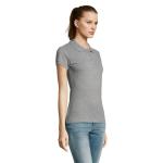 PASSION WOMEN POLO 170g, Grey melange Grey melange | L