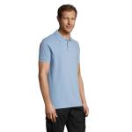 PERFECT MEN Polo 180g, sky blue pique Sky blue pique | L