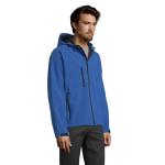 REPLAY MEN HOODED SOFTSHELL, bright royal Bright royal | XS