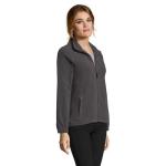 NORTH WOMEN ZIPPED FLEECE, anthracite grey Anthracite grey | L