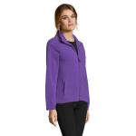 NORTH WOMEN ZIPPED FLEECE, darkviolet Darkviolet | L