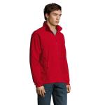 NORTH MEN Fleece-Jacke, rot Rot | XS