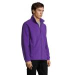 NORTH MEN Fleece-Jacke, dunkelviolett Dunkelviolett | XS