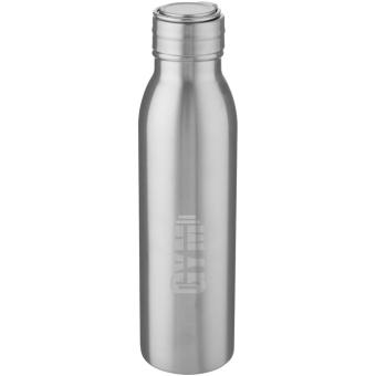 Harper 700 ml Sportflasche aus Edelstahl mit Metallschlaufe Silber